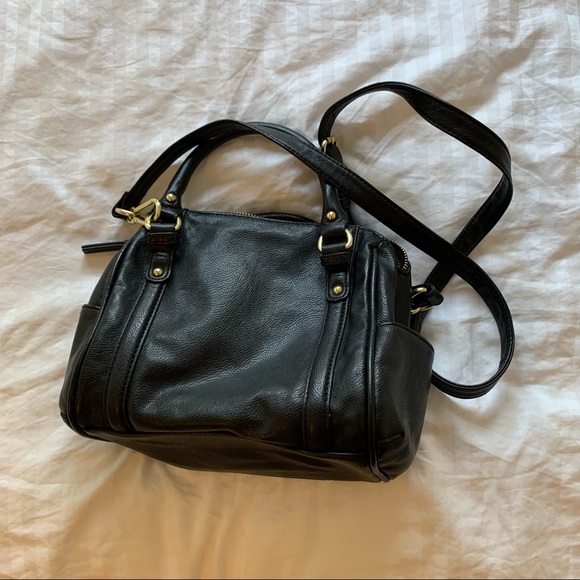 3/$25 Black Crossbody Purse w/ Handles - Picture 2 of 2